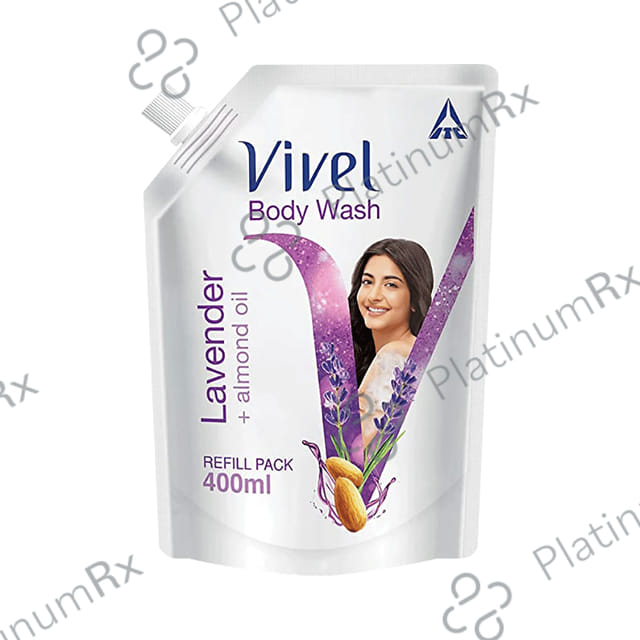 Vivel Lavender + Almond Oil Refill Pack Body Wash