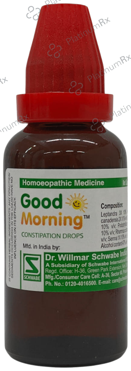 Dr Willmar Schwabe India Good Morning Constipation Drop