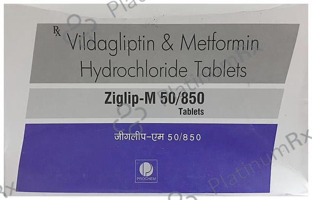 Ziglip M 50/850mg Tablet 15s