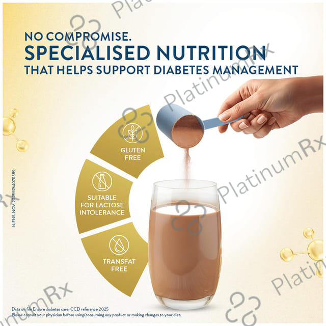Ensure Diabetes Care Chocolate Flavour Powder 200gm