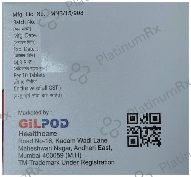 Zeromac P 100/325mg Tablet 10s