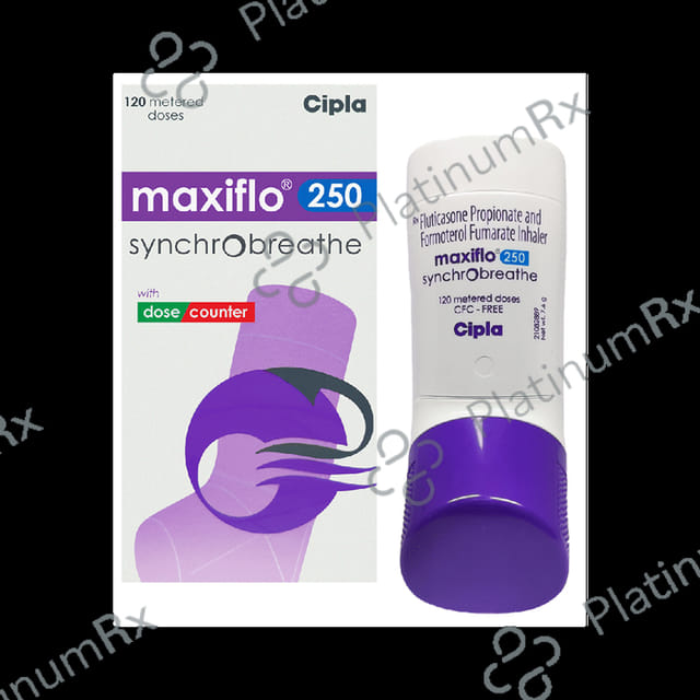 Maxiflo Synchrobreathe 6/250mcg Inhaler 120MDI