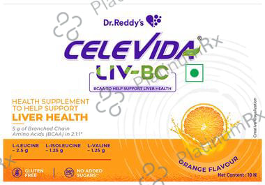 Celevida LIV-BC Sachet (7.5gm Each) Orange Sugar Free & Gluten Free
