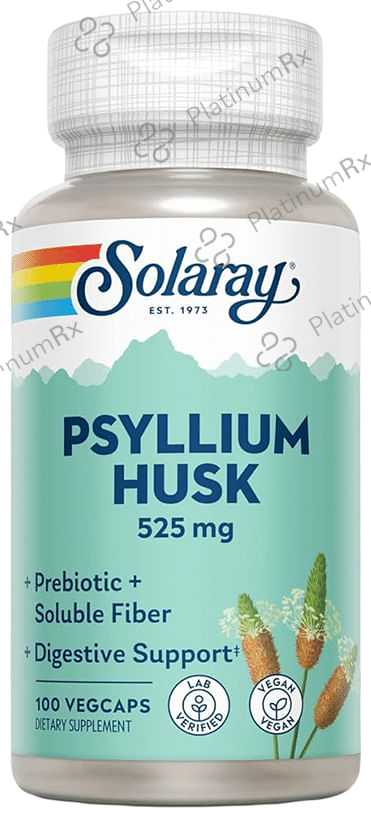 Solaray Psyllium Husk 525mg Vegcaps