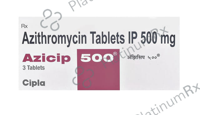 Azicip 500mg Tablet 3s