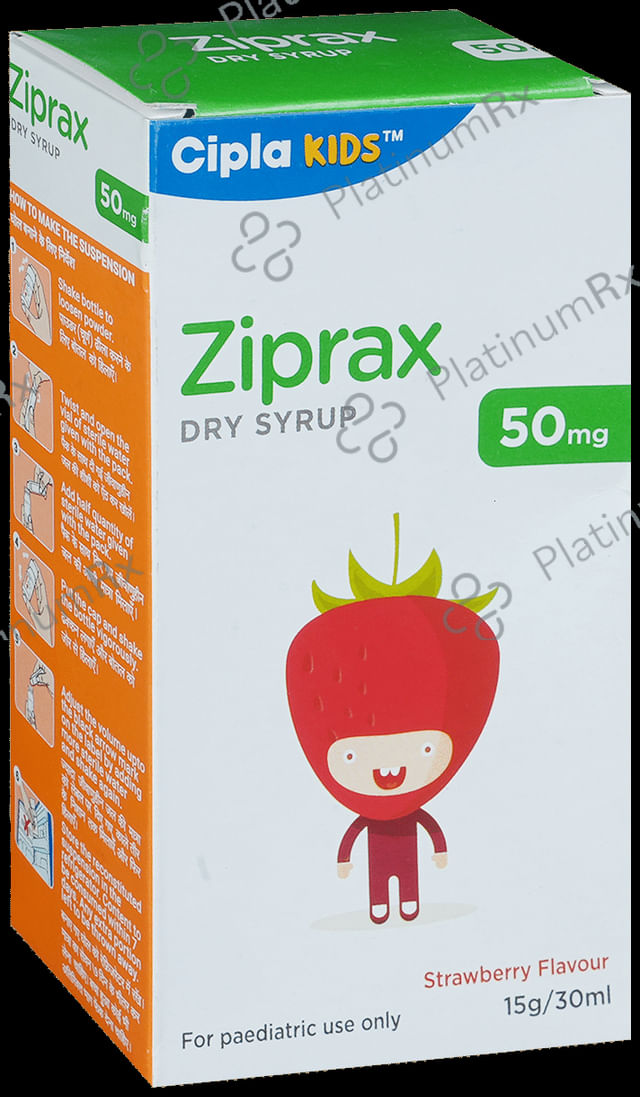 Ziprax 50mg Dry Syrup 30ml