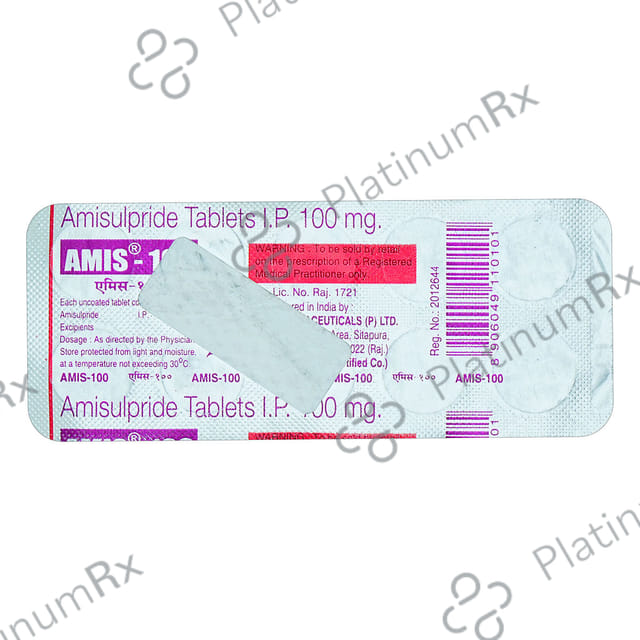 Amis 100mg Tablet 10s