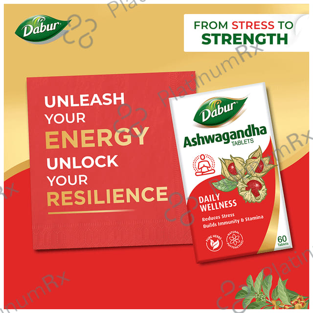 Dabur Pure Herbs Immunity Booster Ashwagandha Tablet
