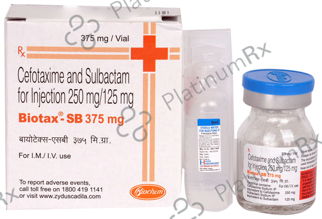 Biotax SB 250 mg/125 mg Injection
