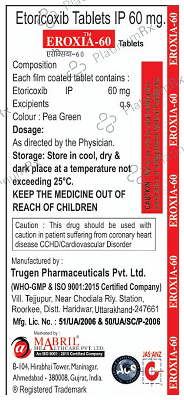 Eroxia 60 Tablet