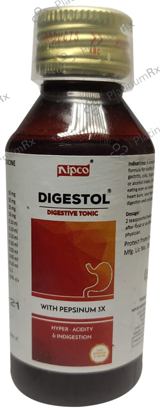 Nipco Digestol Digestive Tonic with Pepsinum 3X 100 ml