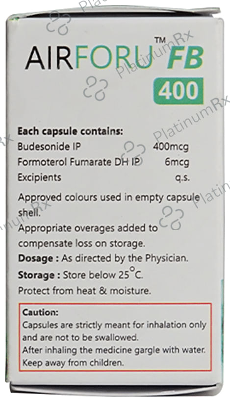 Airforu FB 400/6mcg DPI Capsule 30s