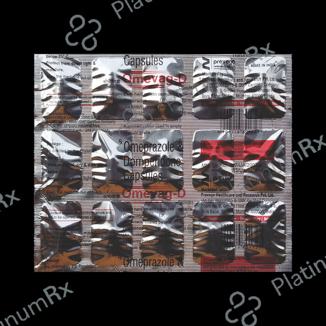 Omevag D 10/20mg Capsule 15s