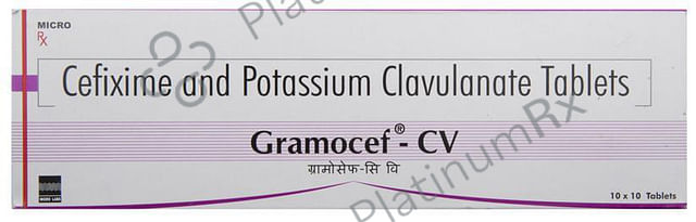 Gramocef CV 200/125mg Tablet 10s