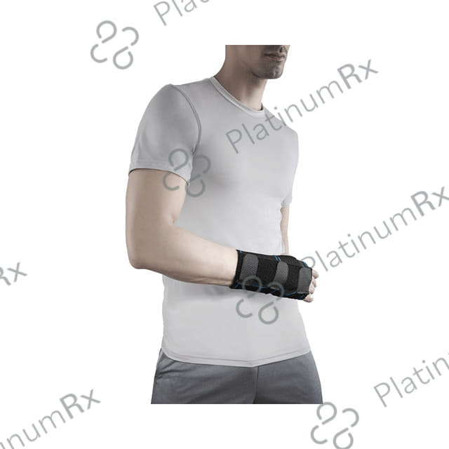 Vissco Core 0602 Elastic Wrist Splint (Short) Black Universal