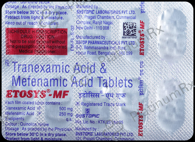 Etosys MF 250/500mg Tablet 10s
