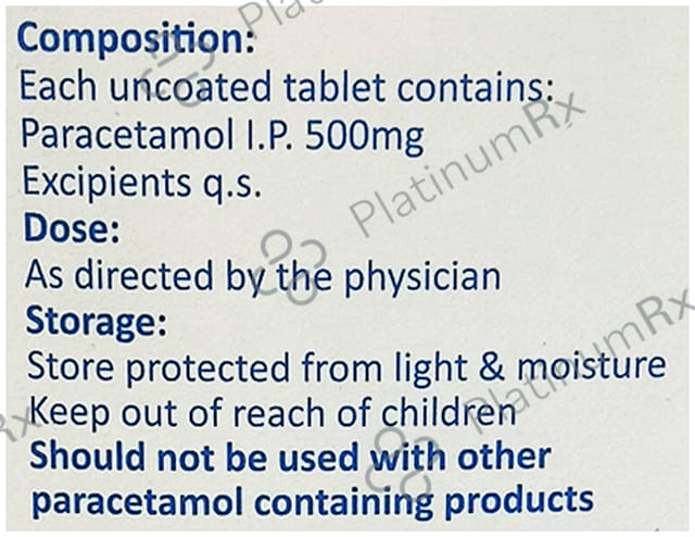 Metacin 500mg Tablet 15s