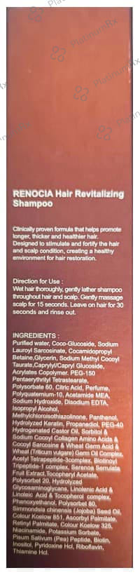 Renocia Hair Revitalizing Shampoo 150ml