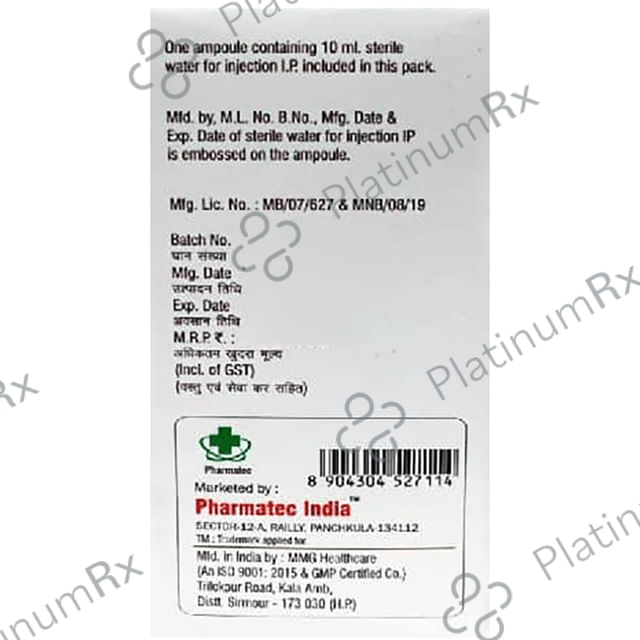 Solvecef TZ 1000/125mg Injection 1s