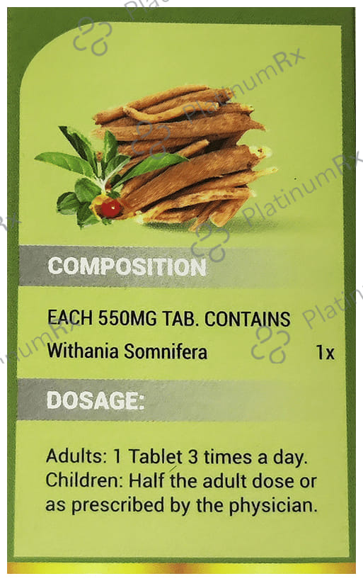 LDD Bioscience Ashwagandha 1X Tablet