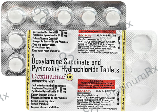 Doxinamac OD 20/20mg Tablet 15s