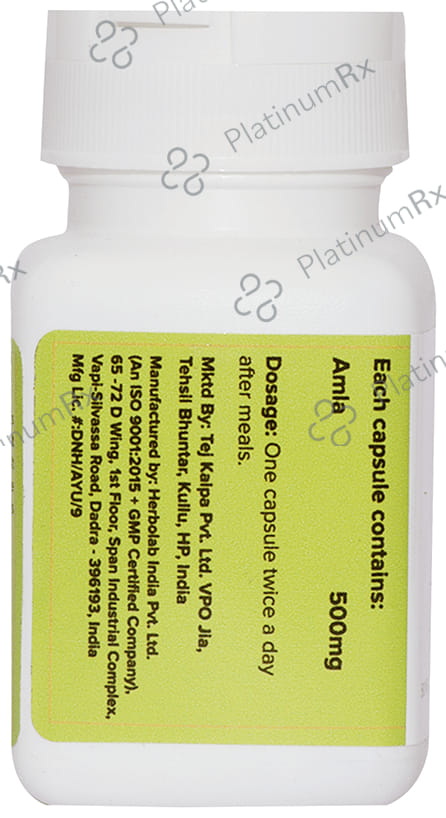 Oujasya Amalaki 500mg Capsule 60s
