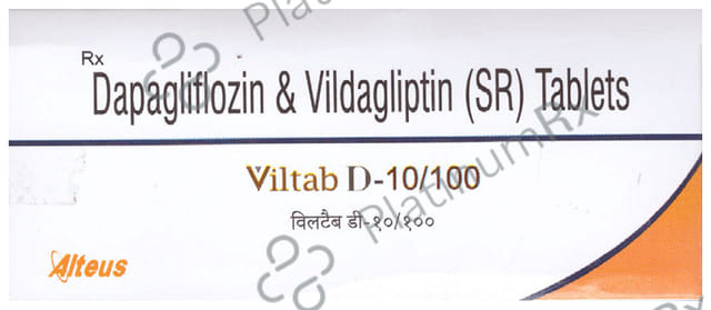 Viltab D 10/100mg Tablet SR