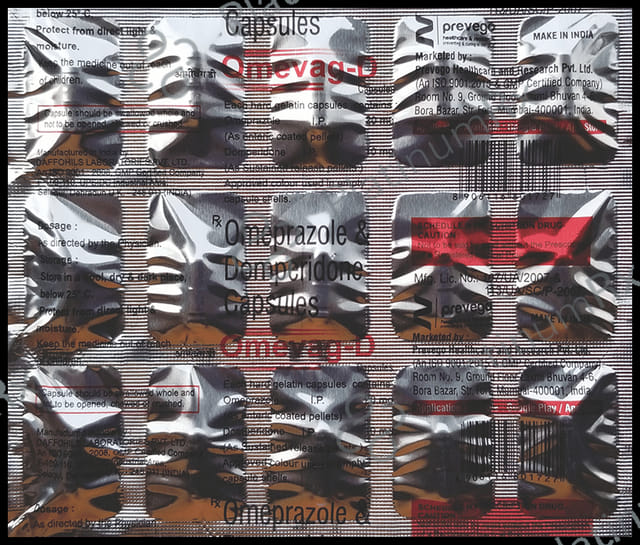 Omevag D 10/20mg Capsule 15s