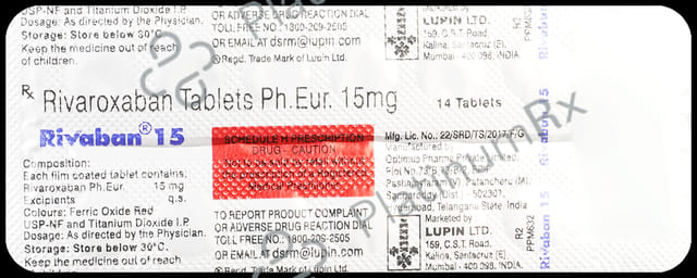 Rivaban 15 Tablet