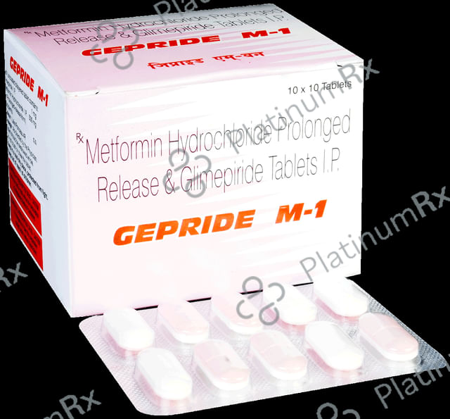 Gepride M1 1/500mg Tablet PR 10s