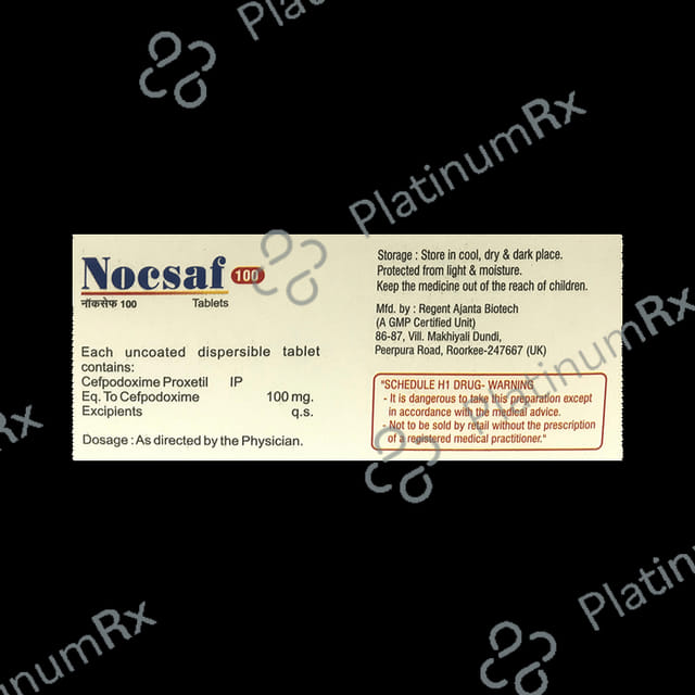Nocsaf 100 Tablet DT