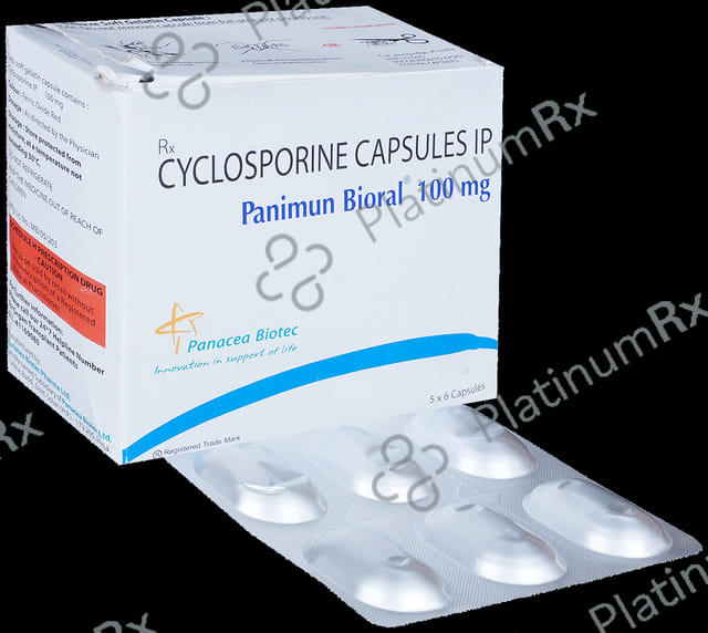 Panimun Bioral 100mg Capsule 6s