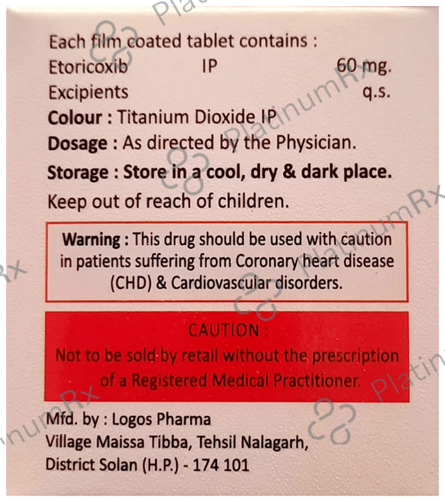 Accucox 60mg Tablet 10s