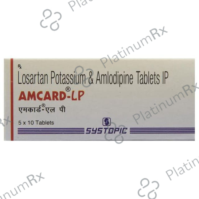 Amcard LP 5/50mg Tablet 10s