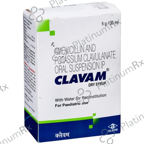 Clavnax 125/31.25mg Dry Syrup 30ml