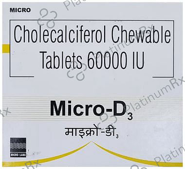 Micro D3 Chewable Tablet 8s