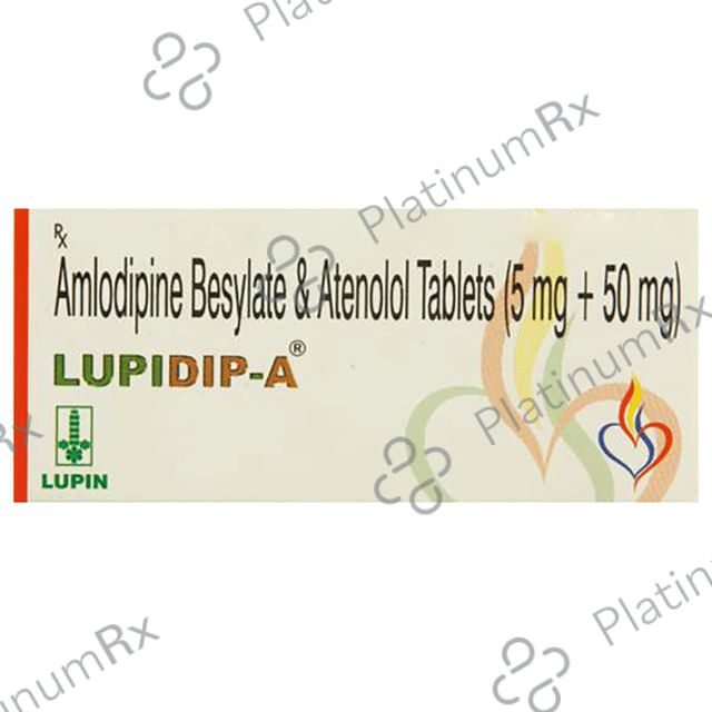 Lupidip A 5/50mg Tablet 10s