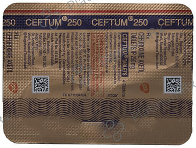 Ceftum 250mg Tablet 4s