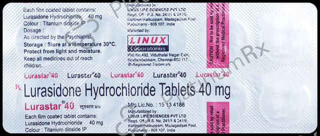 Lurastar 40mg Tablet 10s
