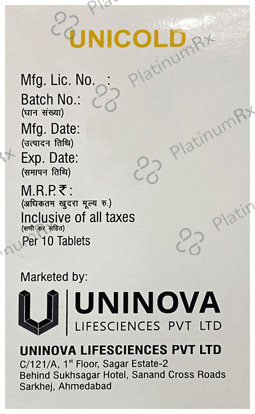 Unicold Tablet