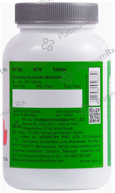 Vedistry Haldi+ Tablet For Skin Allergy And Skin Health