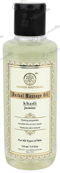 Khadi Naturals Ayurvedic Jasmine Massage Oil