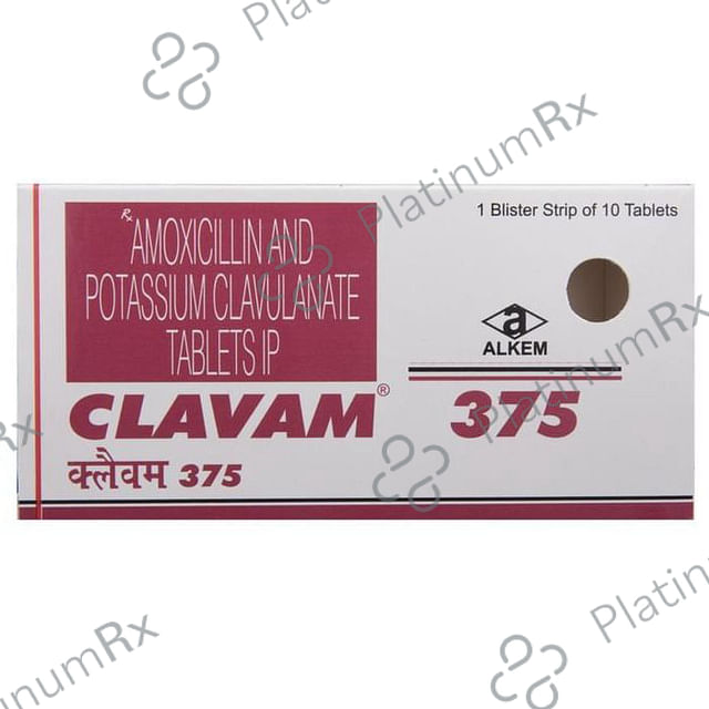 Clavam 375mg Tablet 10s