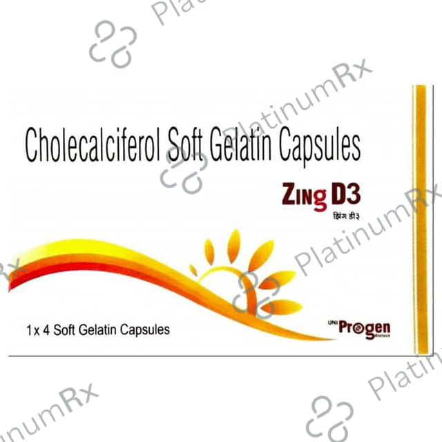 Zing D3 Soft Gelatin Capsule