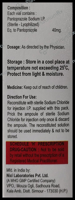 Pincid 40 Injection
