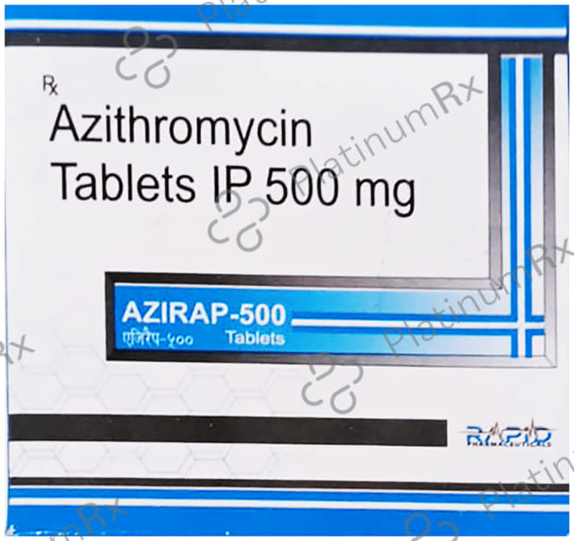 Azirap 500mg Tablet 3s