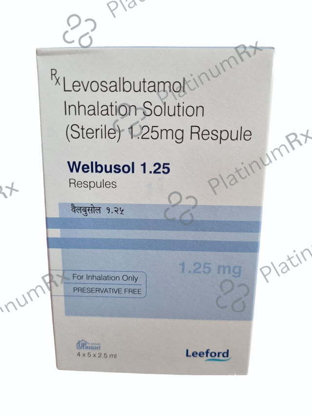 Welbusol Inhalation 1.25mg Solution 2.5ml