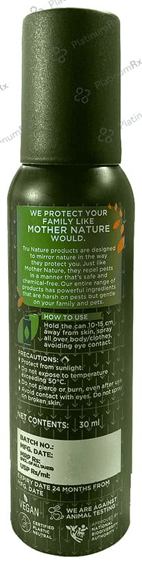 Tru Nature Anti-Mosquito Body Spray 30 ml