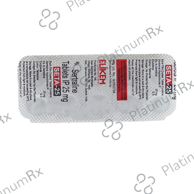 Seta 25mg Tablet 10s