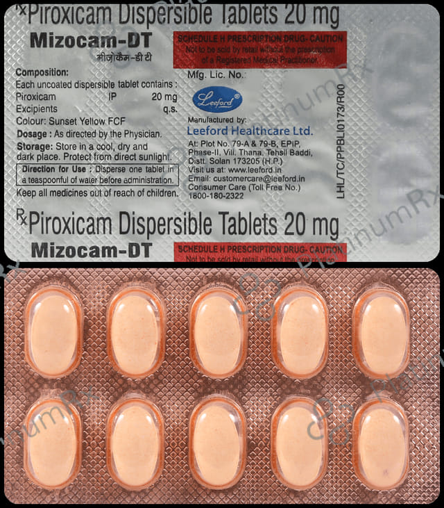 Mizocam Tablet DT
